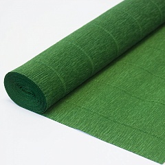 Бумага гофрированная Темно Зеленая