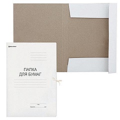 Папка картонная с завязками для бумаг К-000052