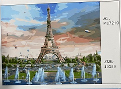 Картина по номерам Башня в Париже