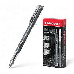 Ручка гелевая черная 0.5 мм. Megapolis Erich Krause 93