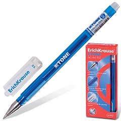 Ручка гелевая Erich Krause G-Tone синяя 0,5мм, 17809