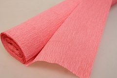 Бумага гофрированная Розовая