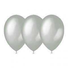 Воздушные шары Стандарт Металлик Серебро DV 3095