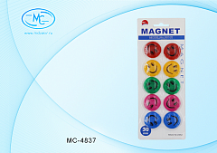 Магниты для доски Смайлики 30мм MC-4837