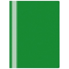 Скоросшиватель пластиковый А4 120/160мкм зеленый, 000212